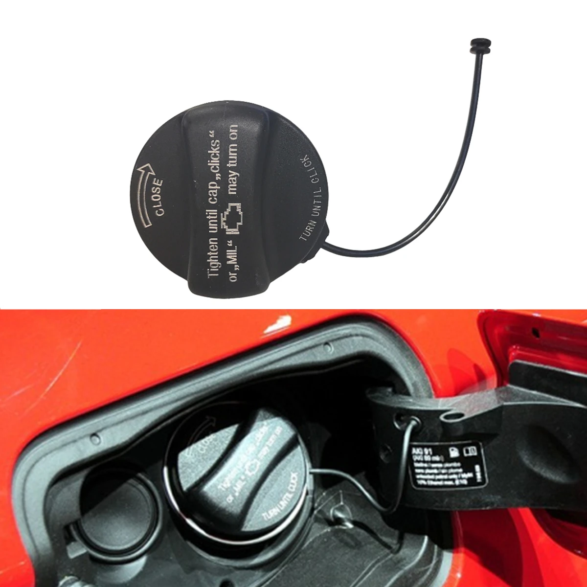 For BMW F30 F31 F10 F11 G30 E46 E60 E90 E30 E39 E34 3 Series 5 Series Gas Petrol Fuel Tank Cap Trim 16117222391 Car Accessories