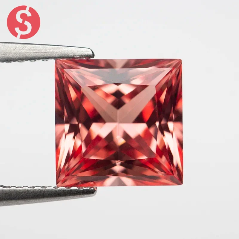 

Лидер продаж, выращенный в лаборатории Padparadscha, драгоценный камень принцессы, цвет заката, лабораторные сапфировые бриллианты с сертификатом AGL для изготовления ювелирных изделий