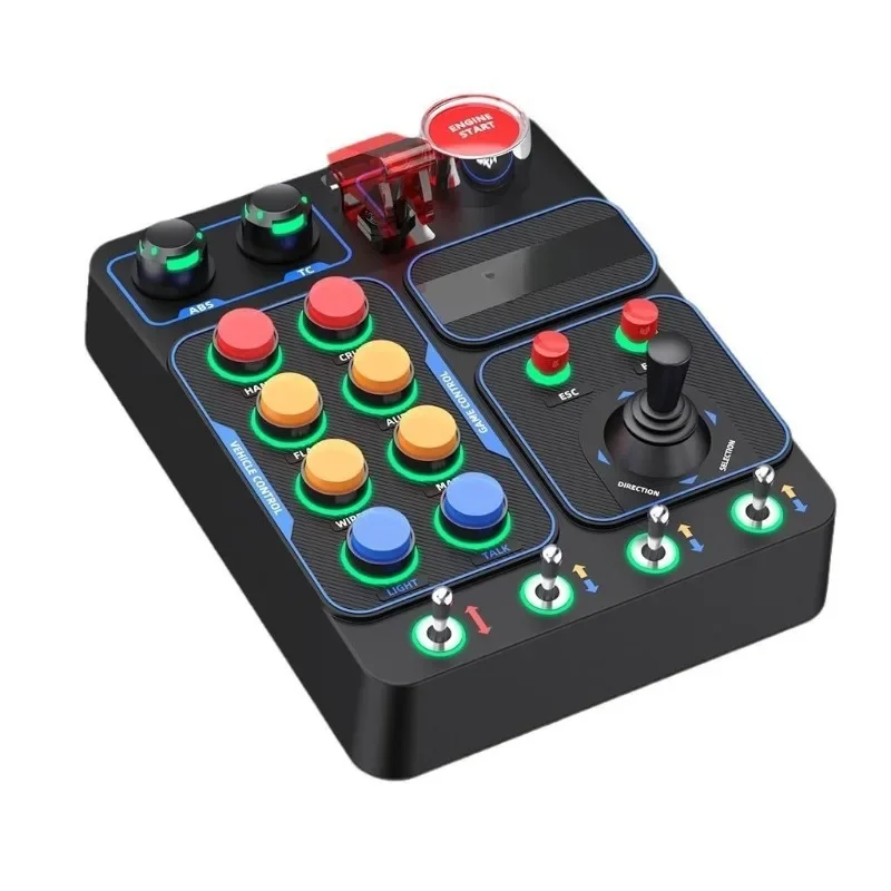 Emulator special effects central control button emulator light truck racing box multi-function RGB