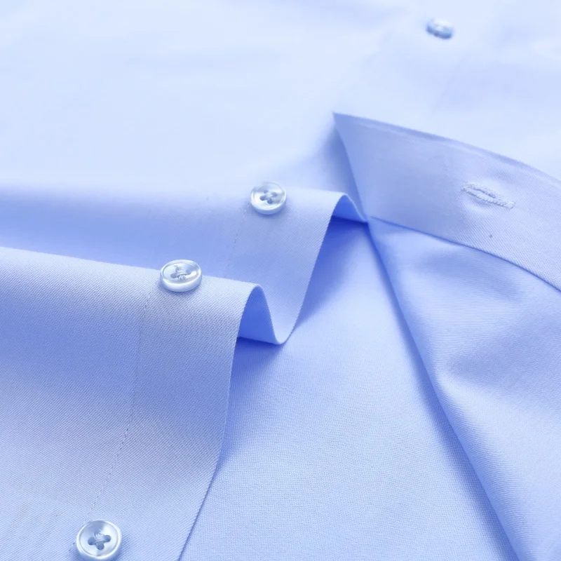 8XL Modal Men's Shirt Long Sleeve Formal Easy Care Anti-Wrinkle Office Work White Shirt Men Long Sleeve Slim Fit Casual