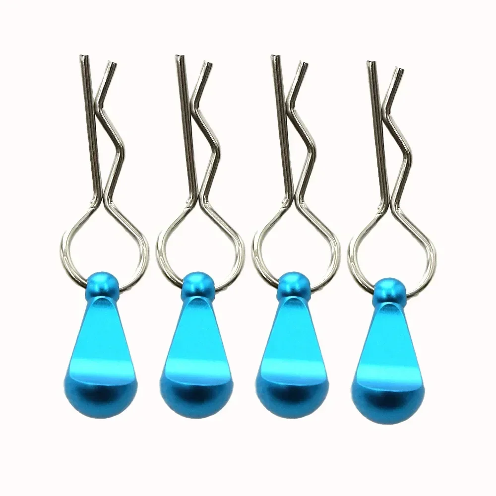 ชุดคลิปยึดตัวถังรถ 4 ชิ้น พร้อมขายึดอะลูมิเนียม สำหรับรถโมเดล RC ขนาด 1/5 1/8 1/10 1/12 อะไหล่และอุปกรณ์เสริม