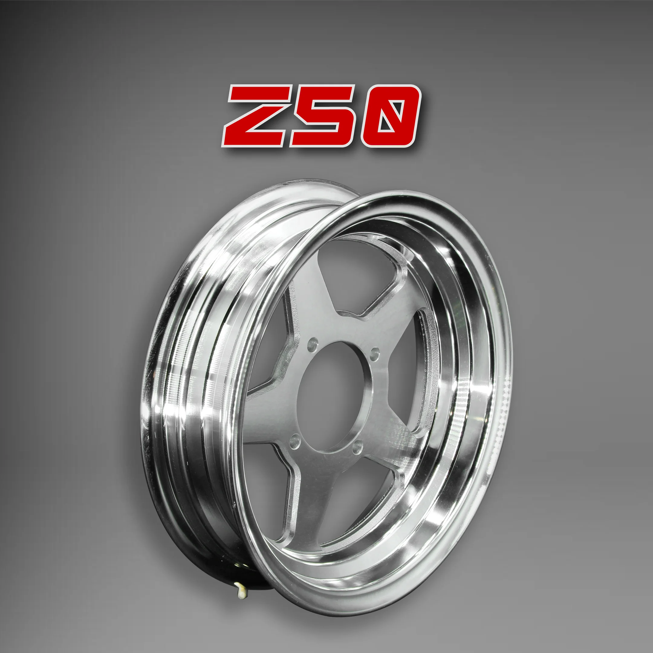 Monkey Z50 1 Sliver Wheel 3.5/4.0-10