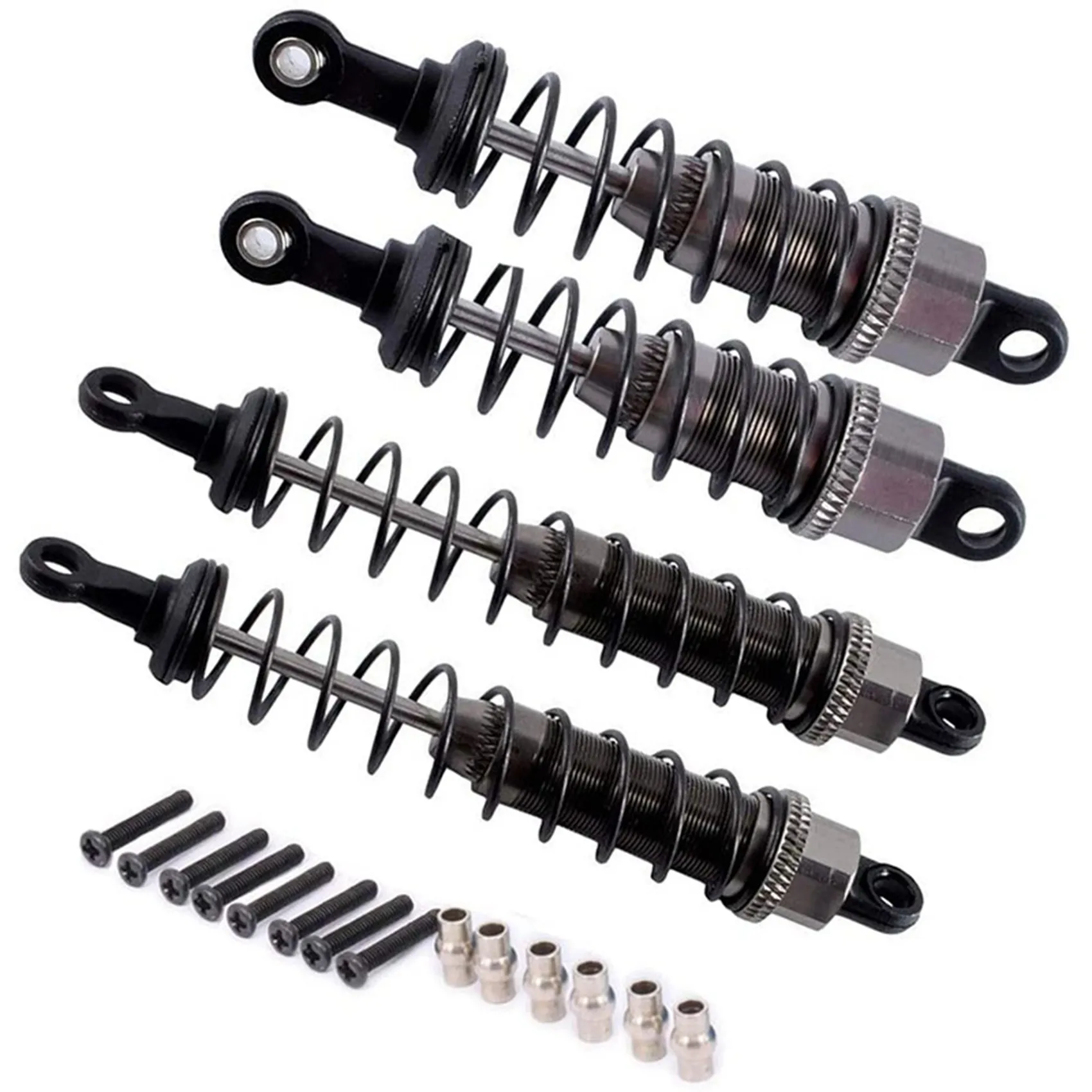 Juego de A63T-2 de piezas de coche RC: 1 Uds. Eje de transmisión central trasero eje de transmisión CVD y 1 Juego de amortiguador delantero + trasero lleno de aceite