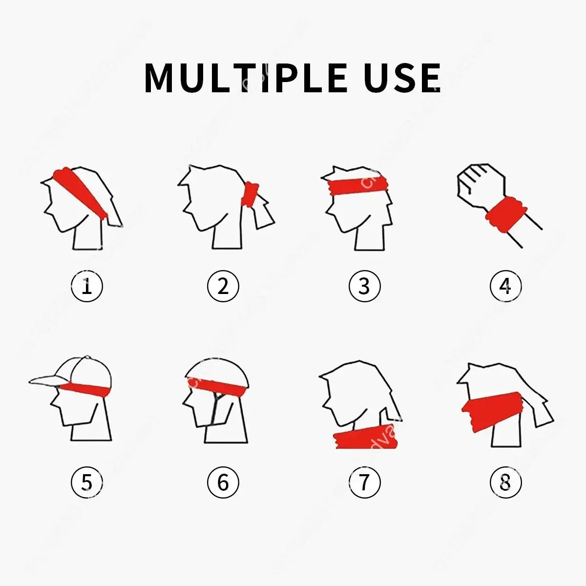 رافائيل نادال شعار لاعب التنس النساء الرجال العصابة عرق عقال تمتد ركوب الدراجات الرياضة العصابات الشعر ضمادة العرق السلامة الرياضية