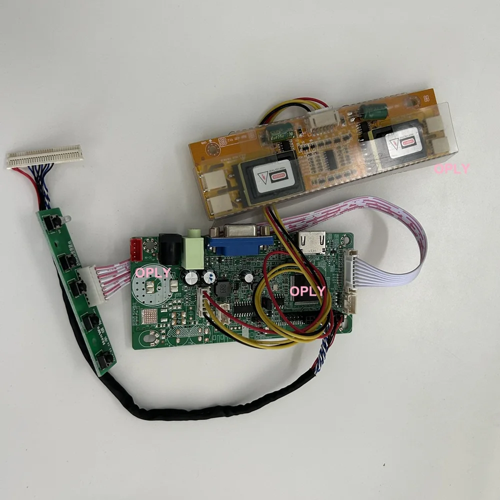

58C controller board HDMI-compatible VGA for LTM150XH-L01 LTM150XH 1024X768 LCD 15" panel Screen monitor DIY 4 lamps