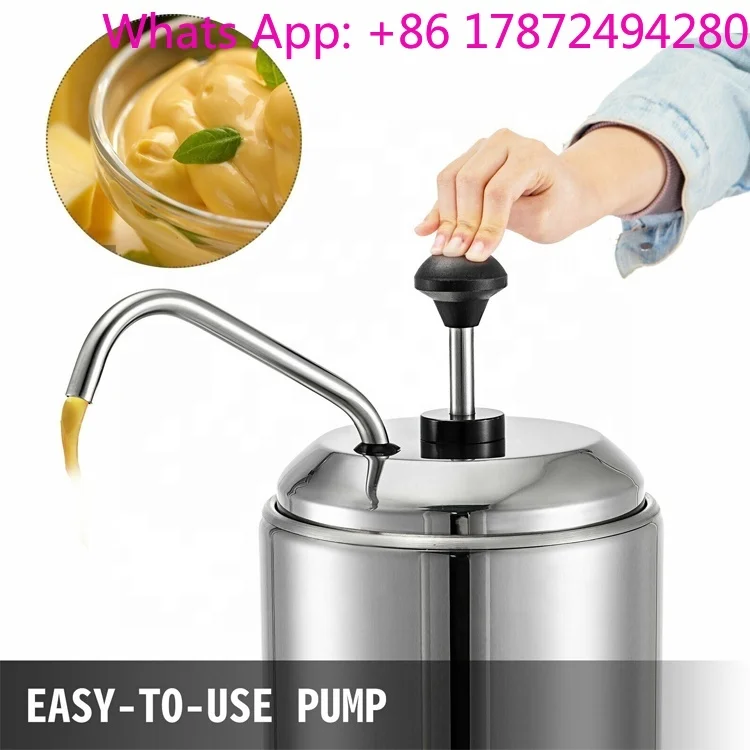 Electric Hot Chocolate Warmer Dispenser Nacho Cheese Dispenser Butter Warmer With Pump Cheese Heater Butter Heater Dispenser