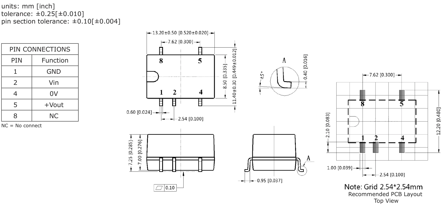 DC-DC POWER CONVERTER 1W U1-B0505XT B0505XT-1WR3 SB0505XT-1W Switching Supply Step-Down 5VDC Isolated Non-Regulated DC Modul