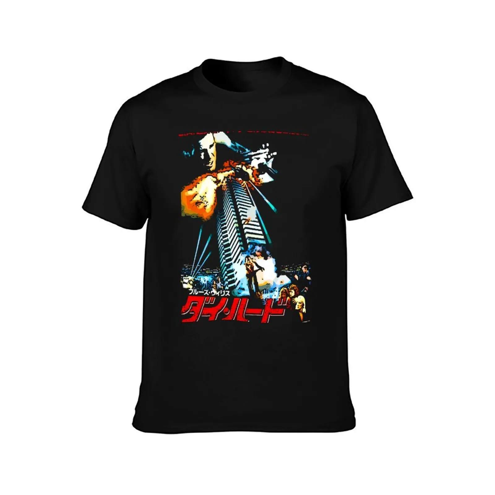 40 Storeys. Twelve Terrorists. One Cop. T-Shirt, Summer Casual Cotton Tee, Oversized Streetwear Tops, Vintage Graphic Print