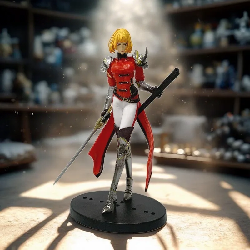 Figura Coleccionable de Anime de Cha Hae-In, Bailarina del Vals Escarlata de Solo Leveling, Estatua Decorativa de Escritorio para Fans del Anime y el Juego