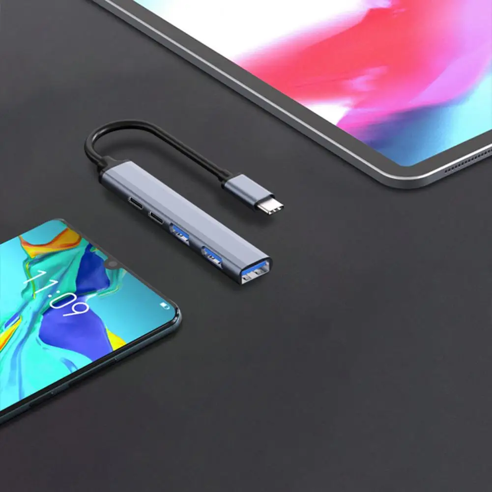 محطة إرساء الشحن المحمولة ، ونقل البيانات عالية السرعة ، محور USB C لماك بوك المحمول ، توسع 5 في 1