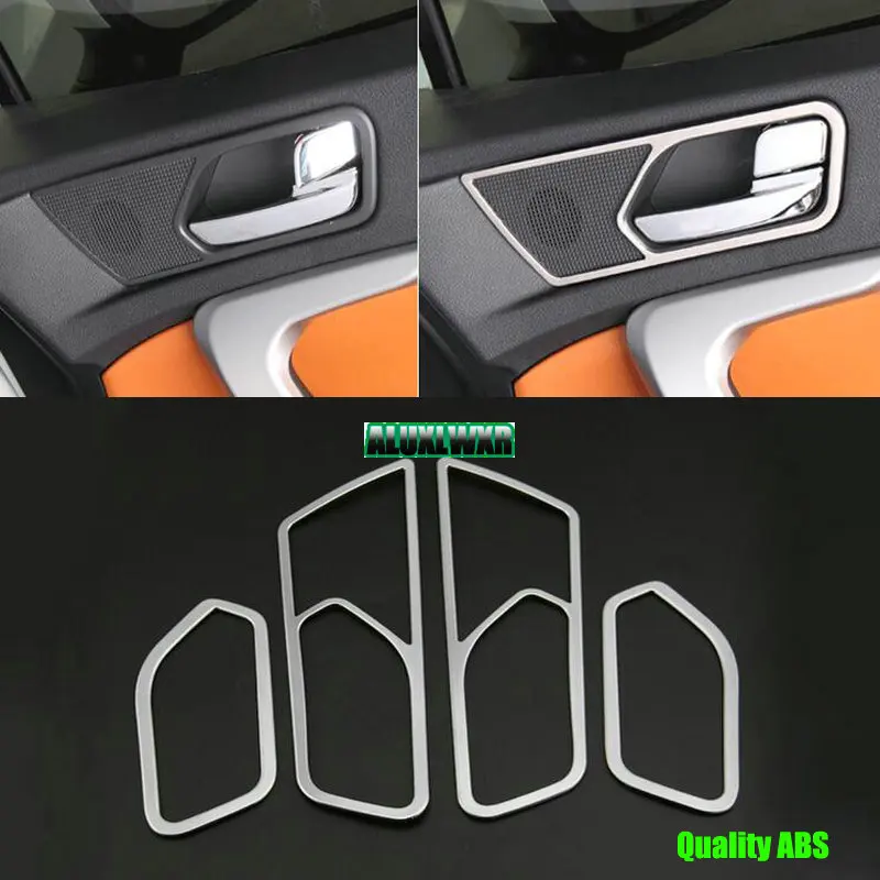 

Chrome Inner Door Handle Cover Inner Door Protection Trim Sticker for JAC S3 js3 SEI 3 2013 2014 2015 2016 2017 Car Accessories