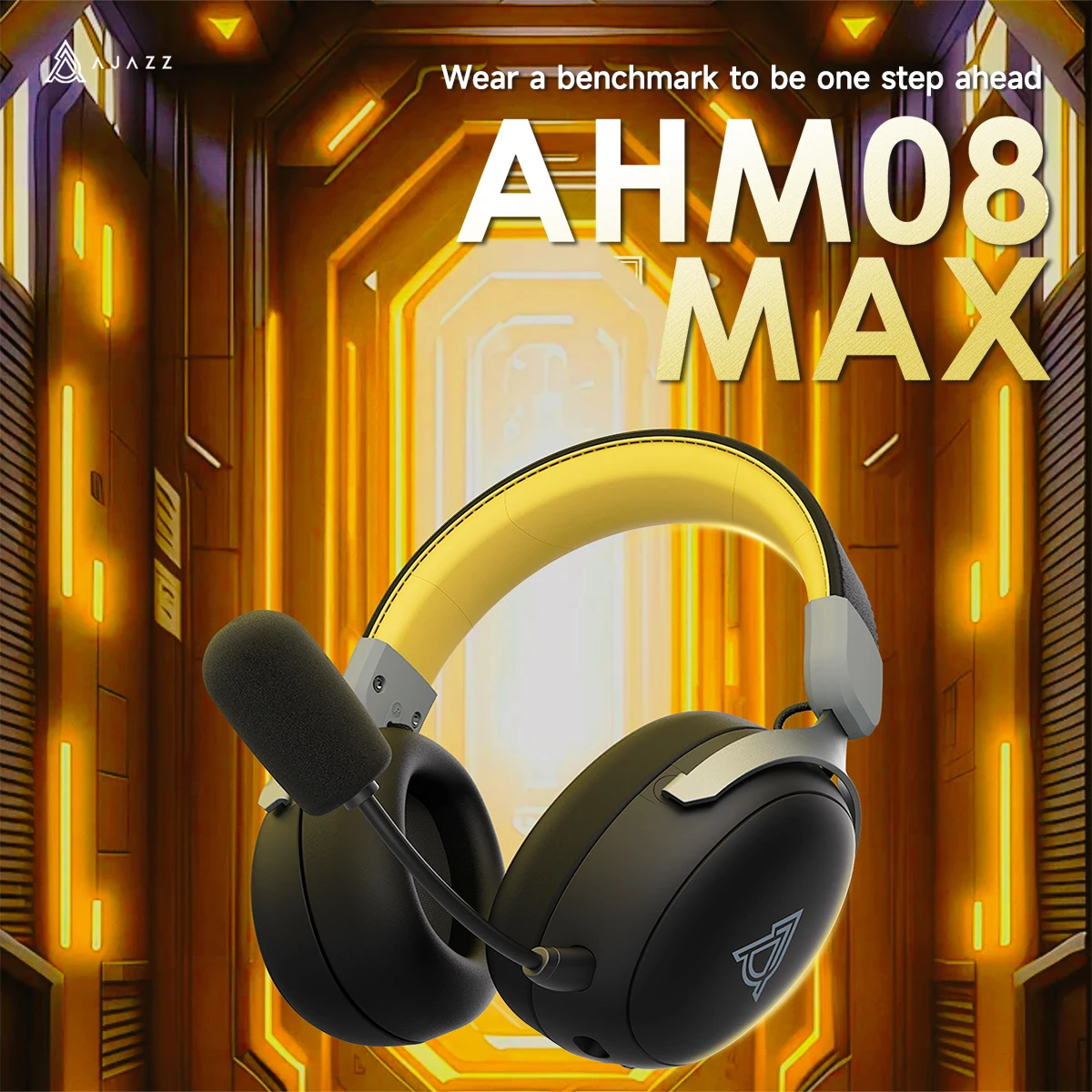 

AJAZZ AHM08MAX Wireless Tri-Mode Ultra-Low Latency Noise-Canceling Gaming Headset for Laptops
