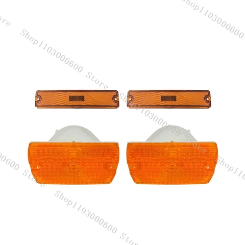 Для Jeep Wrangler YJ 1987 1988-1993 1994 1995 Янтарные линзы переднего бампера, боковой габаритный указатель поворота, лампа 55055020 АД 55055020 AE