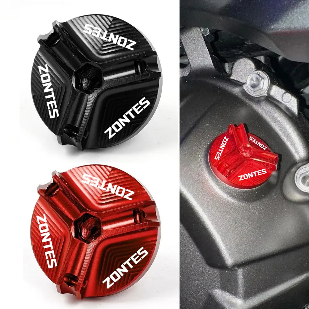 

Для ZONTES 368G 368D 368E 368M 368K 350D 350E 2023 2024 2025 Аксессуары Крышка заливной горловины моторного масла с ЧПУ Крышка масляной пробки