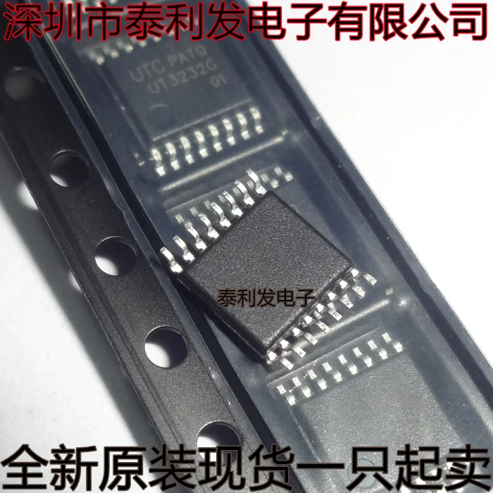 10PCS Imported UTC UT3232G-P16-R UT3232G TSSOP16 RS232 Chip Power Supply 3.0V-5.5V Brand New In Stock IC