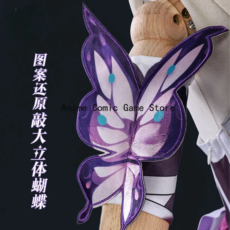 Castorice تأثيري Hsr أنيمي هونكاي ستار السكك الحديدية شعر مستعار تأثيري ملابس حفلات الهالوين للنساء حجم XS-2XL