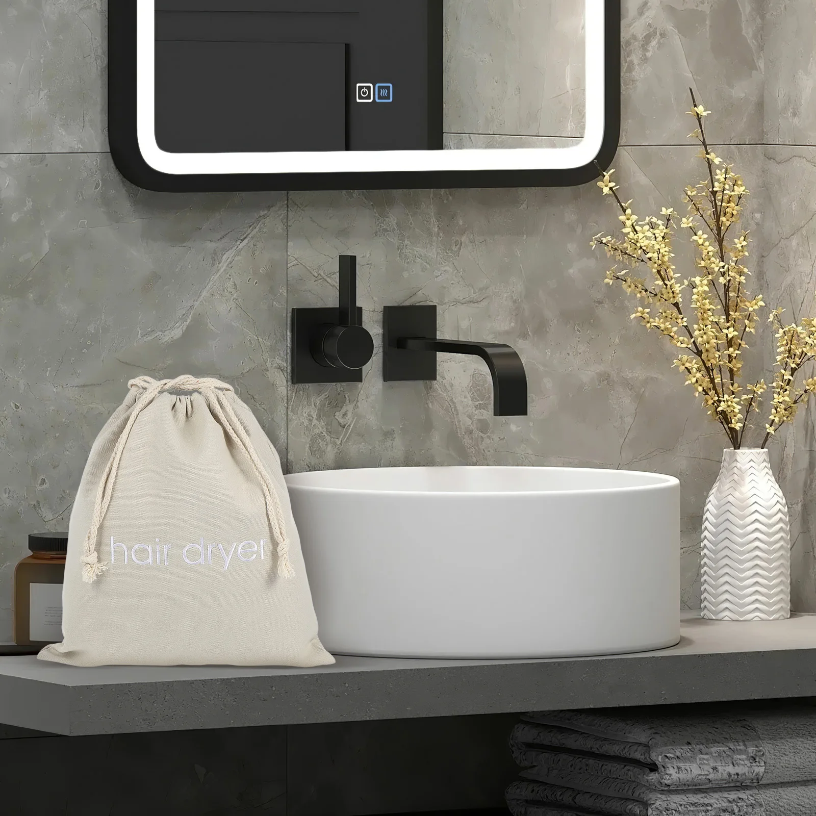 Сумка для фена, органайзер, сумка на шнурке