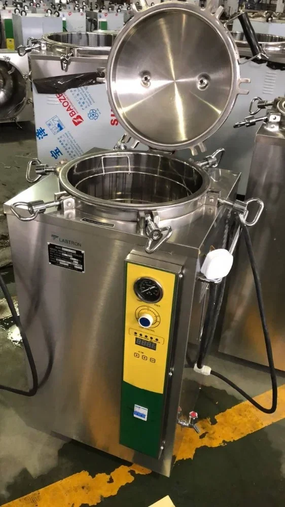 Autoclave for Food with Glass Bottles Packaged Pressure Steam Sterilizer