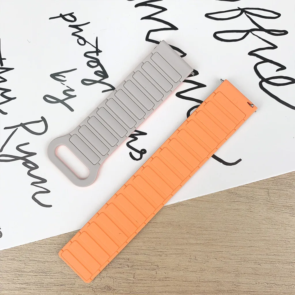 22 مللي متر الفرقة المغناطيسية ل Redmi ساعة 5 نشط 5 لايت سيليكون حلقة معصمه سوار ل Redmi ساعة 3 نشط 3 لايت حزام الساعات