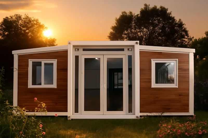 Casa contenedor de diseño moderno, cabina Modular, contenedor de doble ala, hogar, oficina, Villa, uso, almacén, casa contenedor para Australia