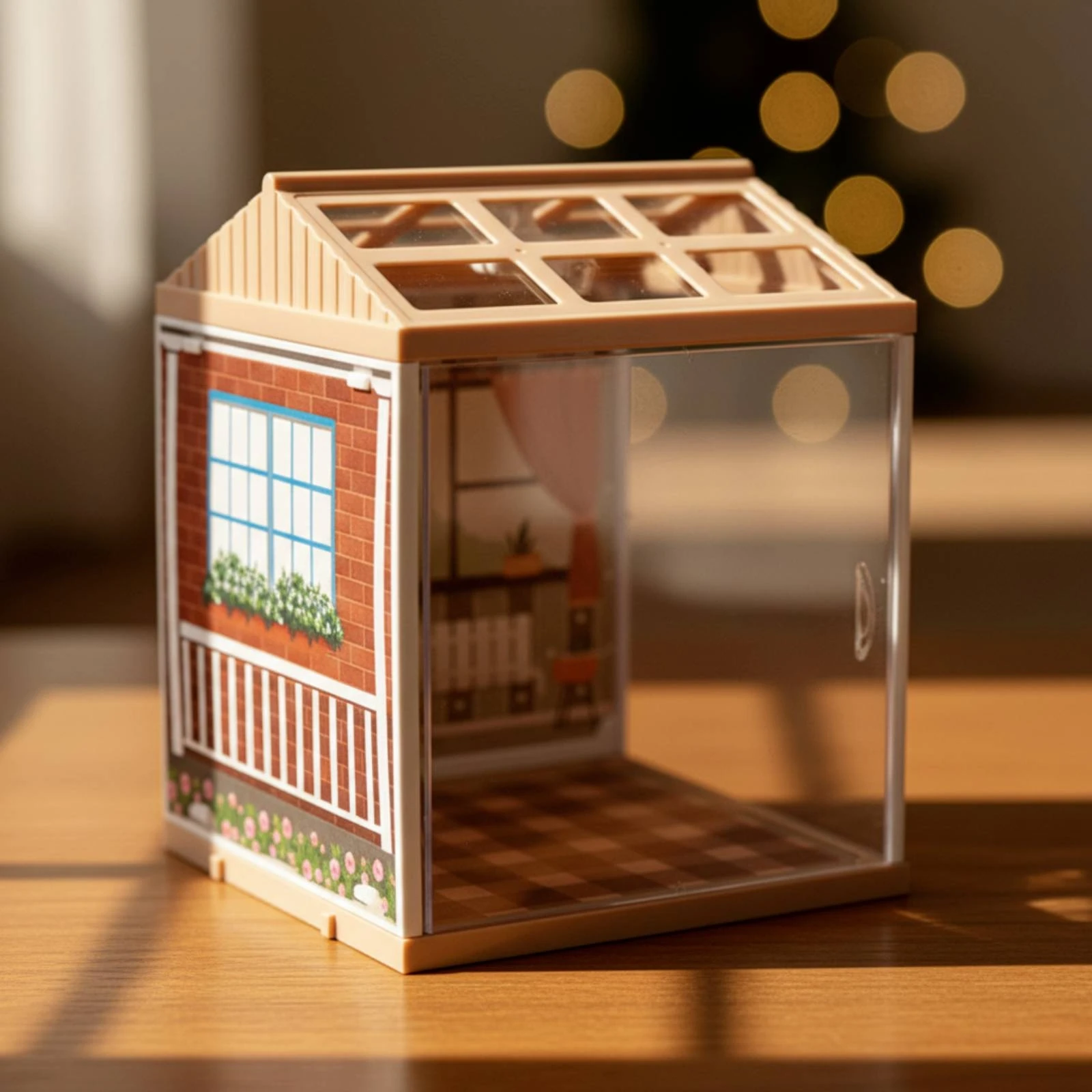 Model Kit House - Miniature Scene House Transparent Miniature House