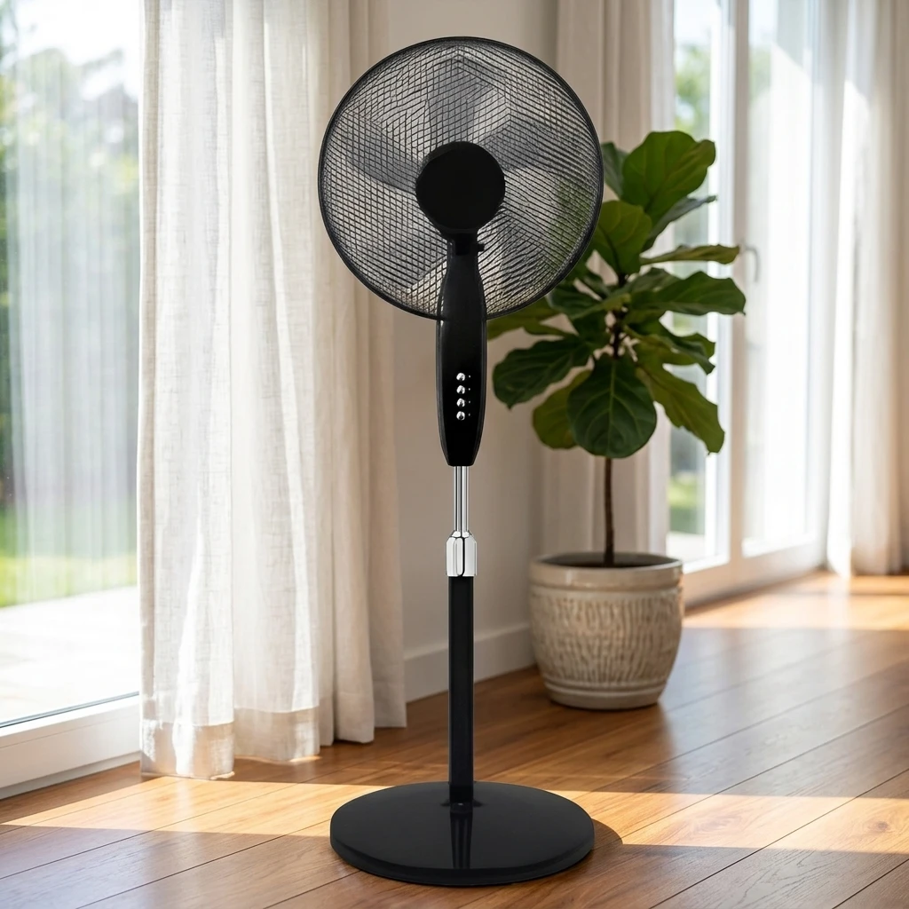 

Energy Saving 16 Inch Pedestal Fan Plastic Tower Electric Cooler Stand Hot Selling Home