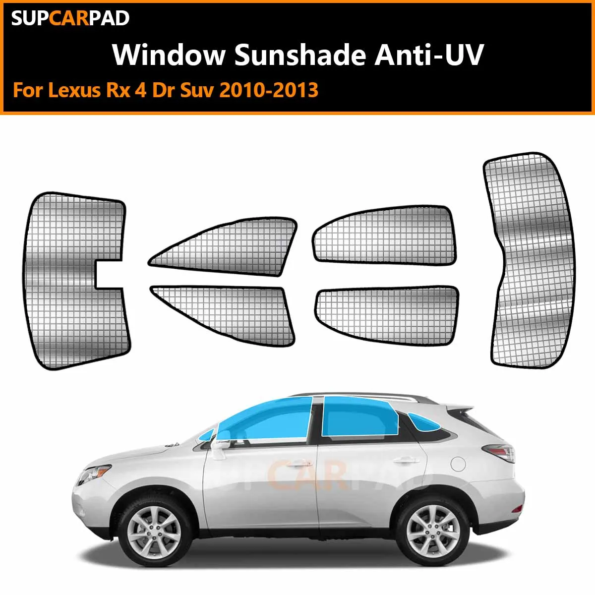 

For Lexus Rx 4 Dr Suv 2010-2013 Custom Car Window Sunshade Anti-UV Car Sun Window Visors Sunshade Covers Accessories