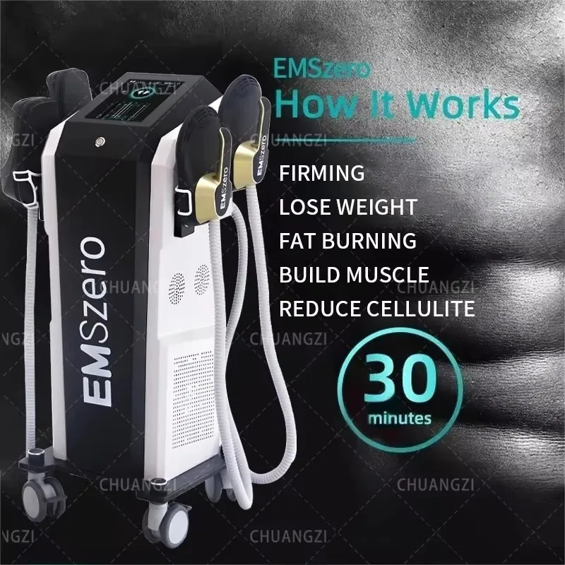 EMSzero 6500W +RF EMS Muscle body sculpting Machine with 4Handles RF Pelvic StimulationPadsOptional salon 2025 byMedical Spa Pro