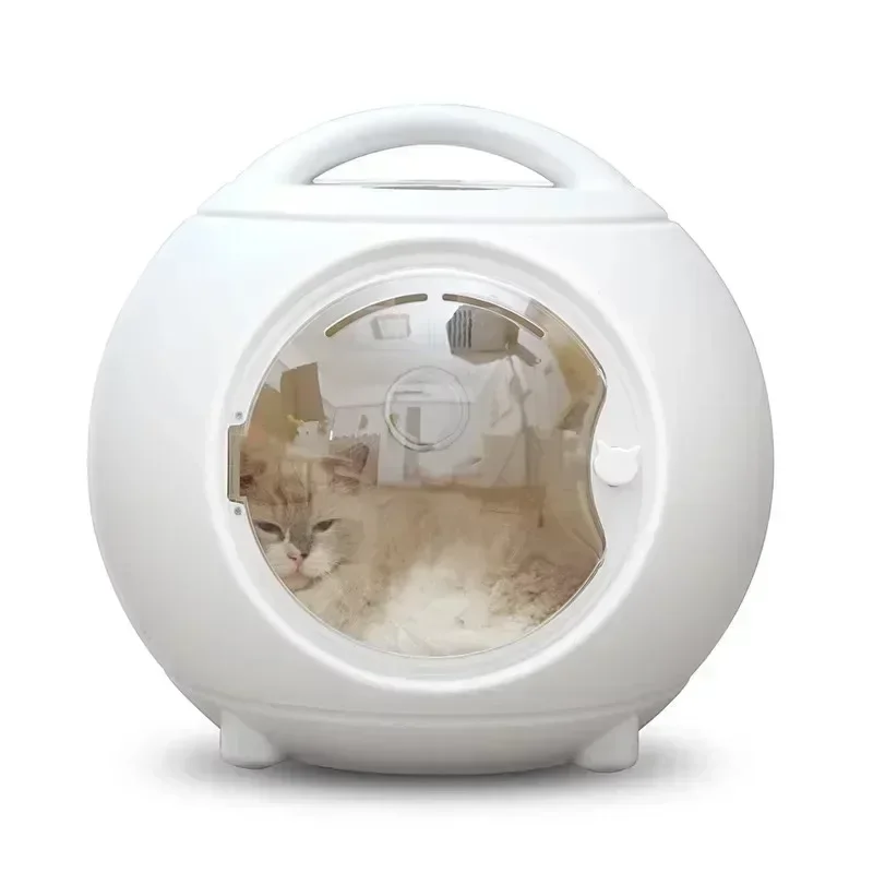 Pet Hair Dryer Dog Cat Grooming For Small Animal Low Noise E Blower Box Double Motor Machine Automatic Portable 2 In 1 Cheap And