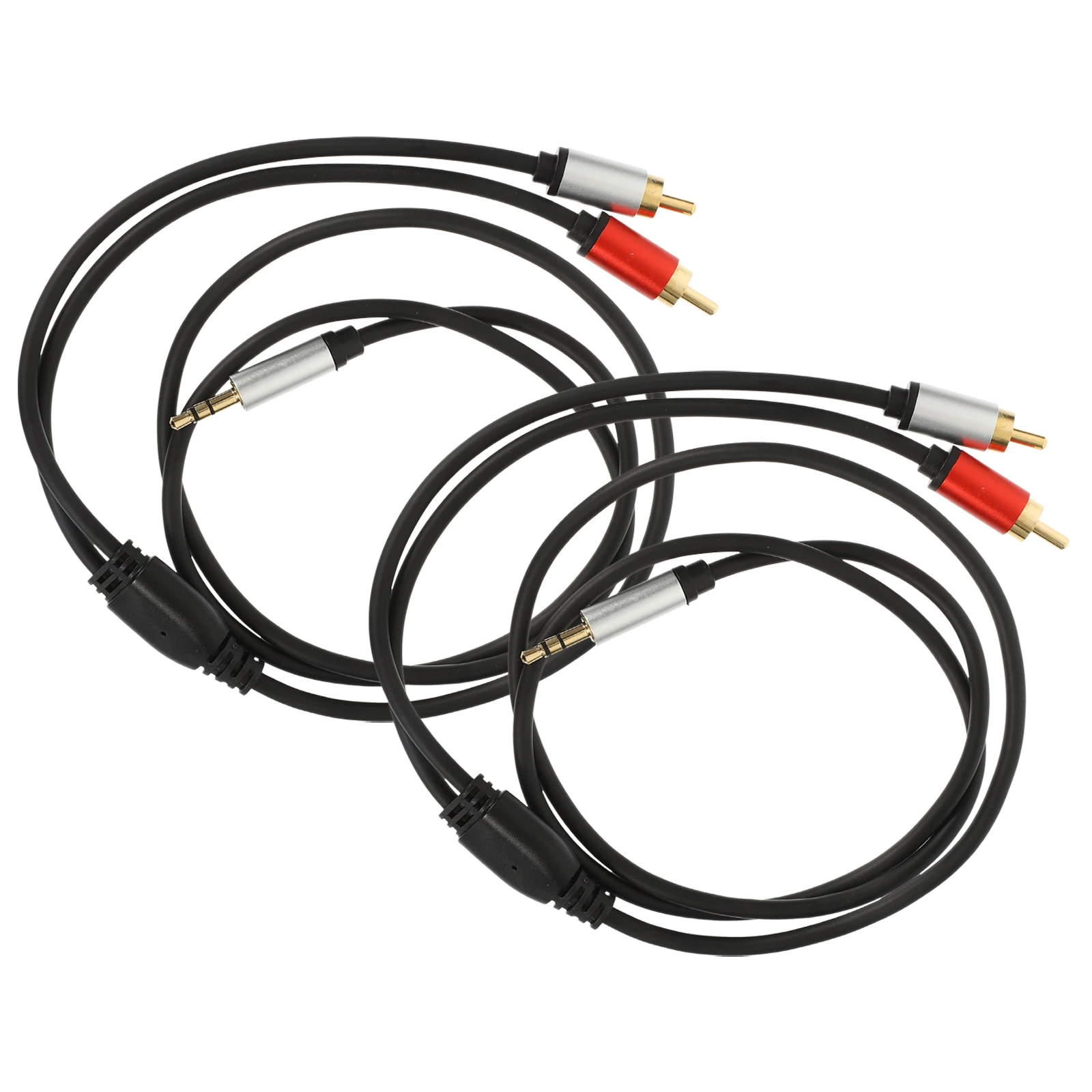 

Cable 3.5mm to 2 Cable Audio Adapter Cable AUX Cord Audio Cable for Computer