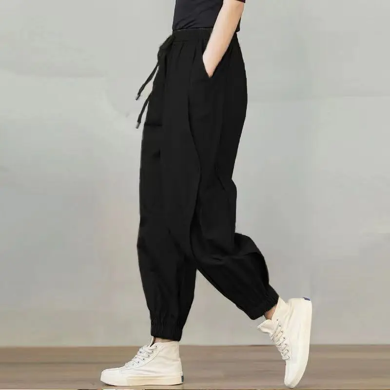 Autumn Winter Loose Casual Cotton Lantern Pants Women Harajuku Style All-match Trousers Ladies Streetwear Popularity Bloomers