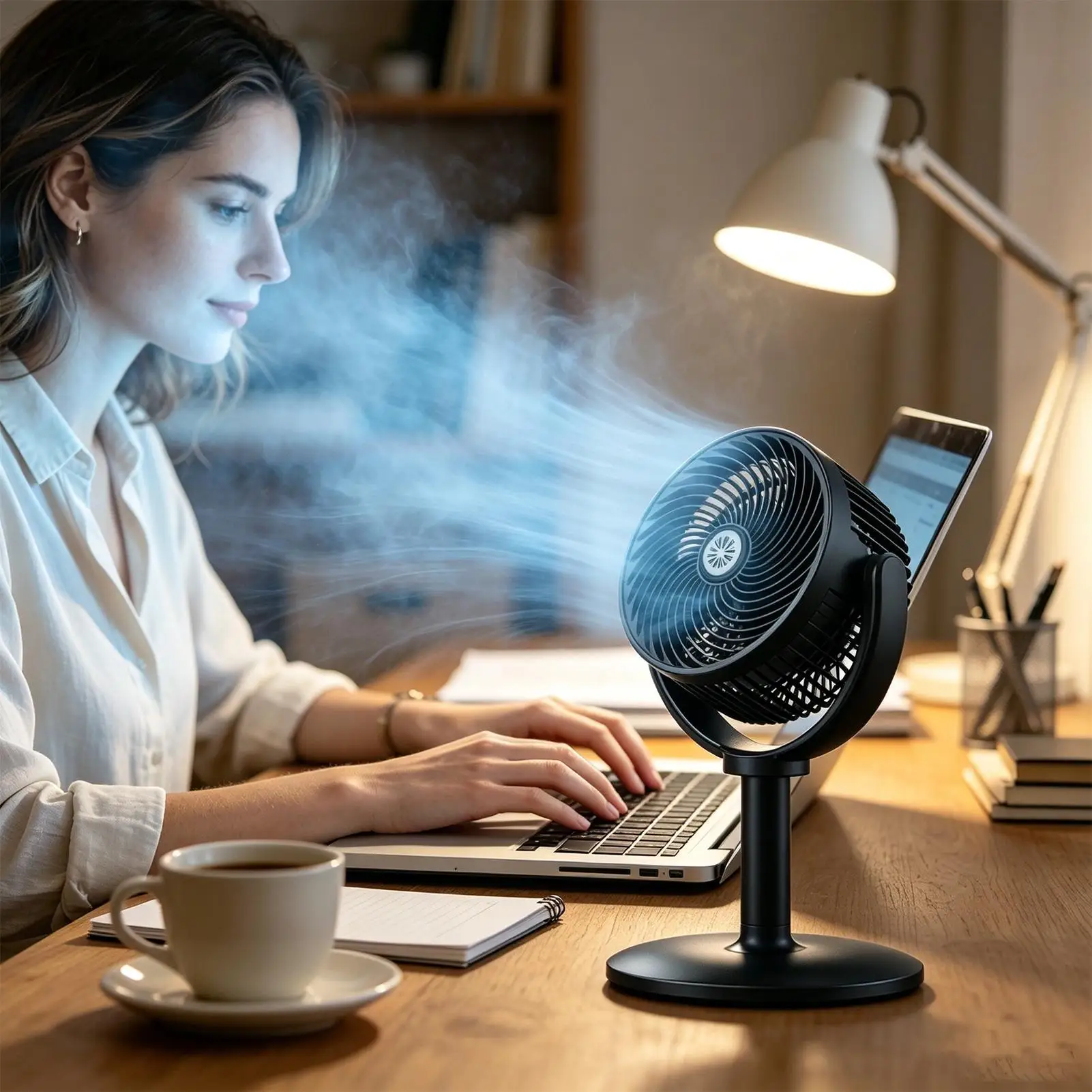 Standing Fan 5 Wind Speeds Adjustable Height Telescopic Floor Fan for Homeowners Dwellers Renters Home Office Dorms Bedroom