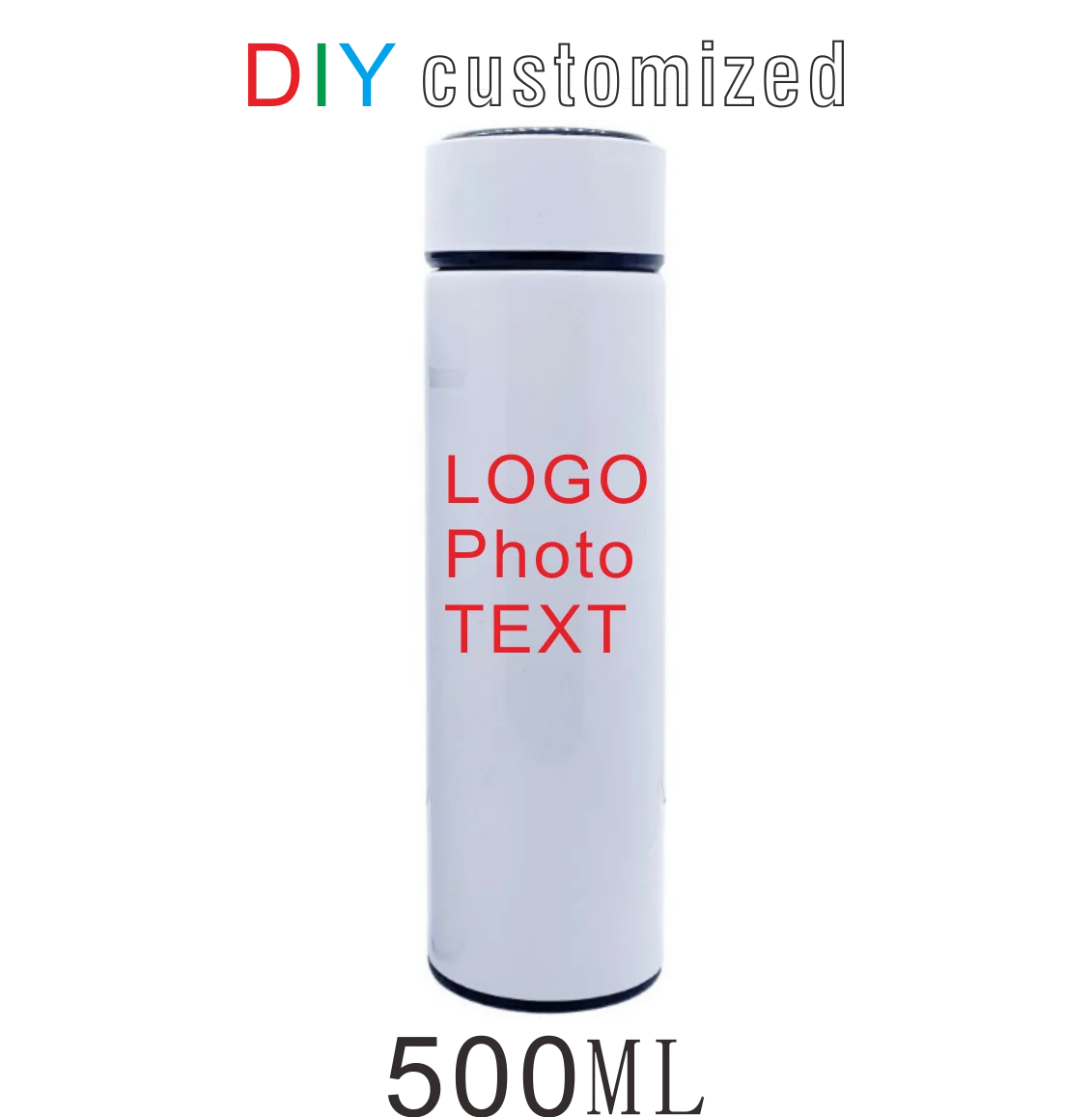 12PCS to USA 500ML Thermos photo LOGO Customize print Including Shipping to USA by UPS Express