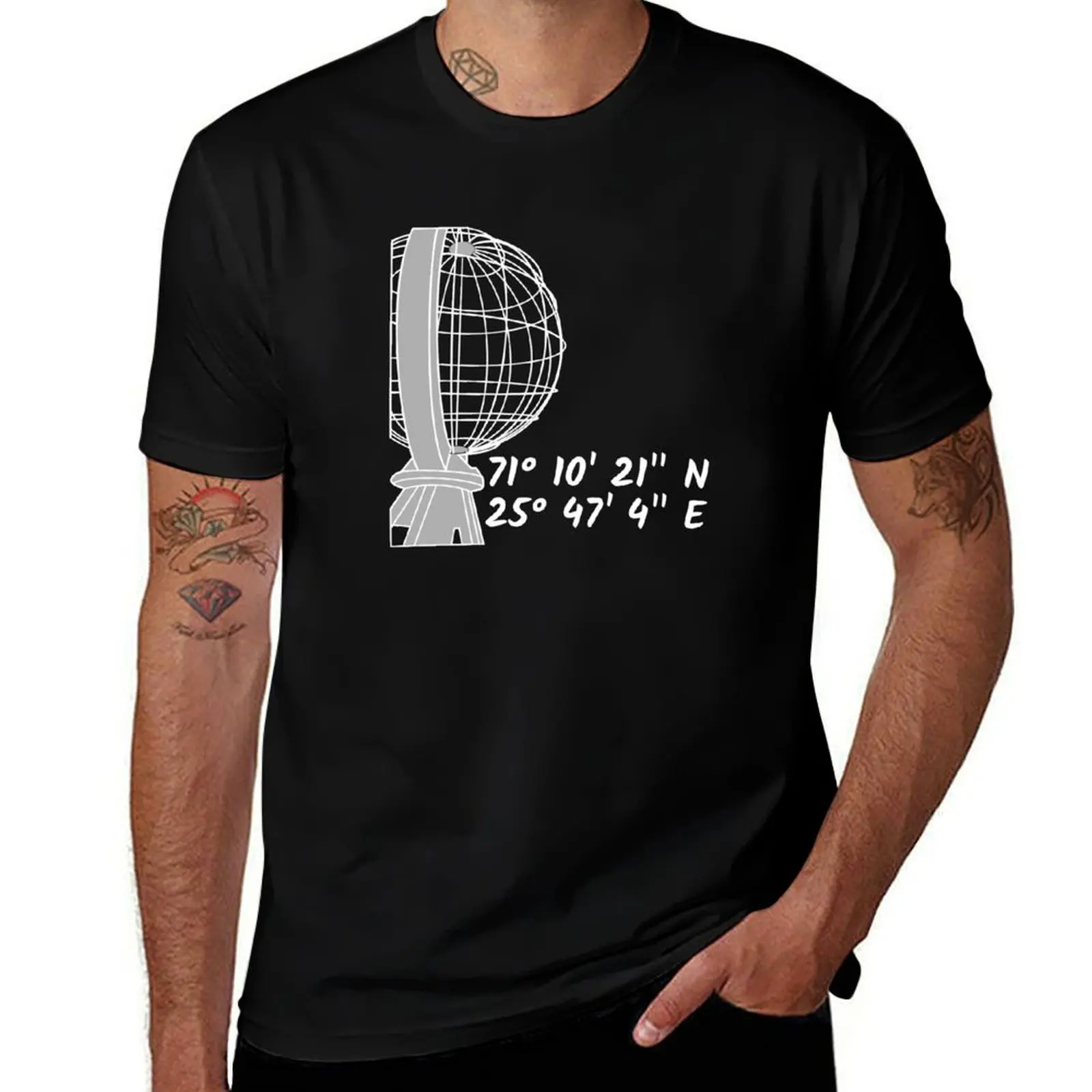 North Cape Norway T-Shirt man t shirt sweat shirts graphic tee quick drying luxury clothes men