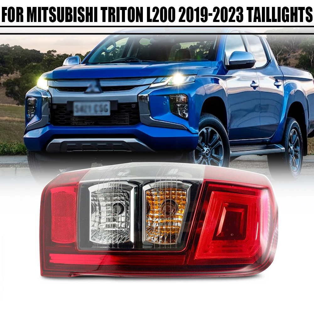 For Mitsubishi Triton L200 2019-2023 Left/Right Side Tail Lamp Rear Brake Tail Light Compatible with Various Models