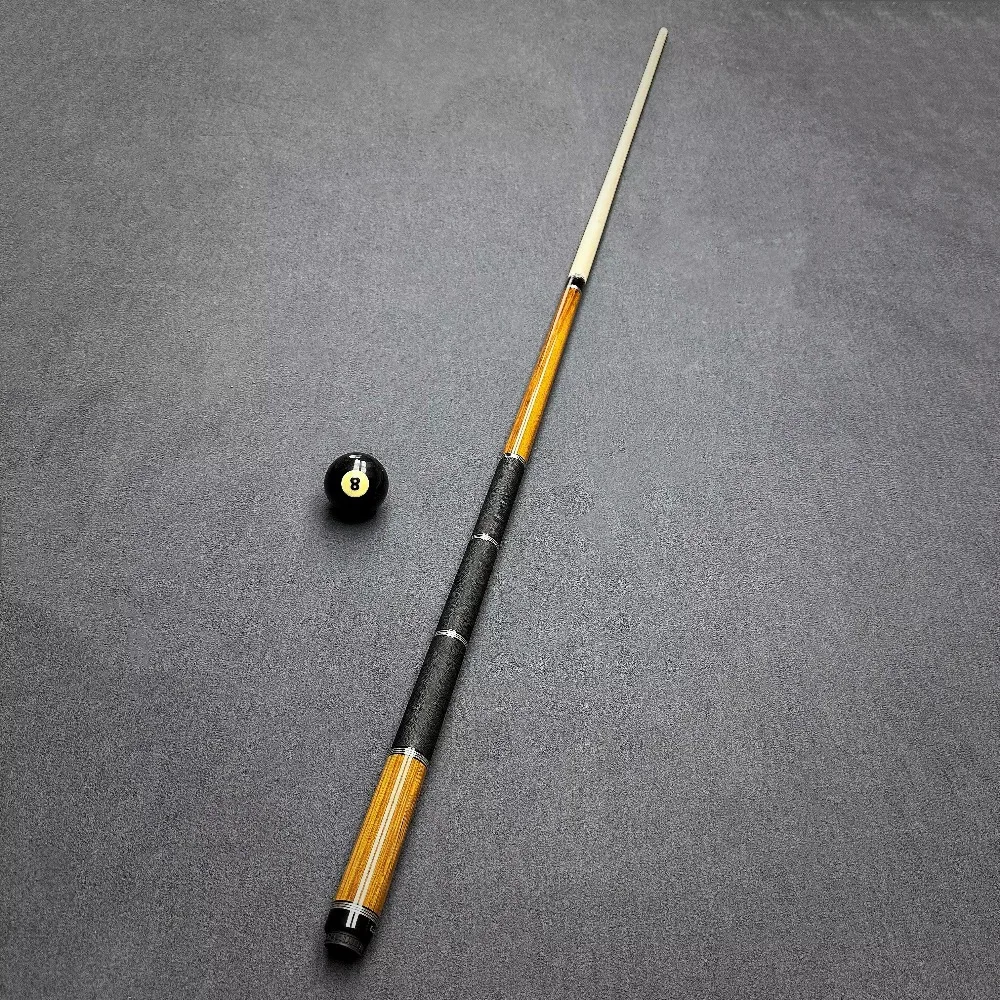 CUE-X HQ2 مجموعة جديلة البلياردو الذهبي خشب الصندل 2 قطعة عصا البلياردو شعاعي مشترك 12.5 مللي متر طرف أنبوب الكربون رمح #5