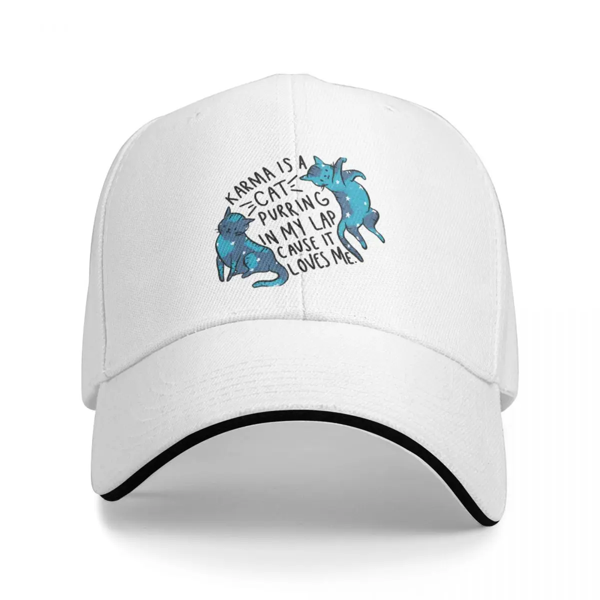 Karma is a CAT Bucket Hat Baseball Cap trucker hats Golf cap women's beach outlet Men's