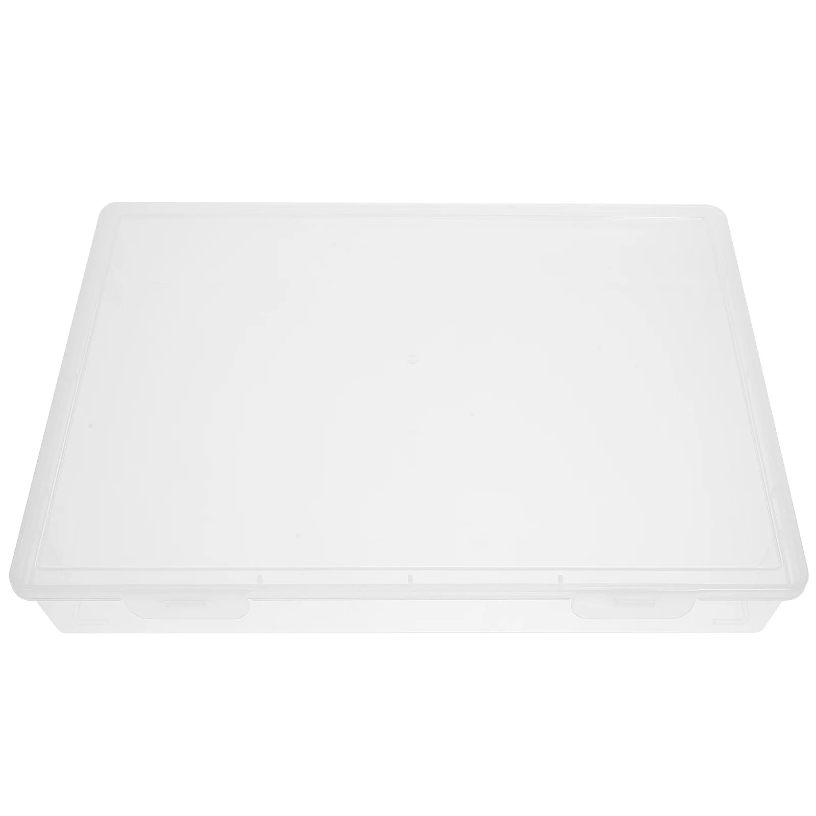 Archiviazione di file Materiale Pp Design trasparente Custodia per documenti impilabile con fibbia sicura per scatola di file per organizer da tavolo per ufficio e casa