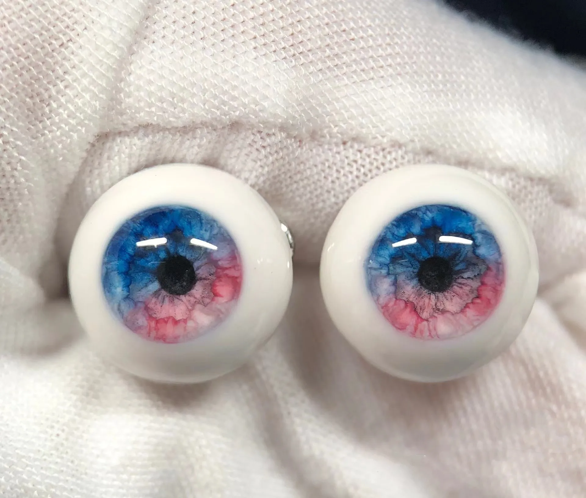 

Gypsum Fundus BJD Homemade Eyeballs “Summer narcissus ” OB11 Eyes 1 Pair