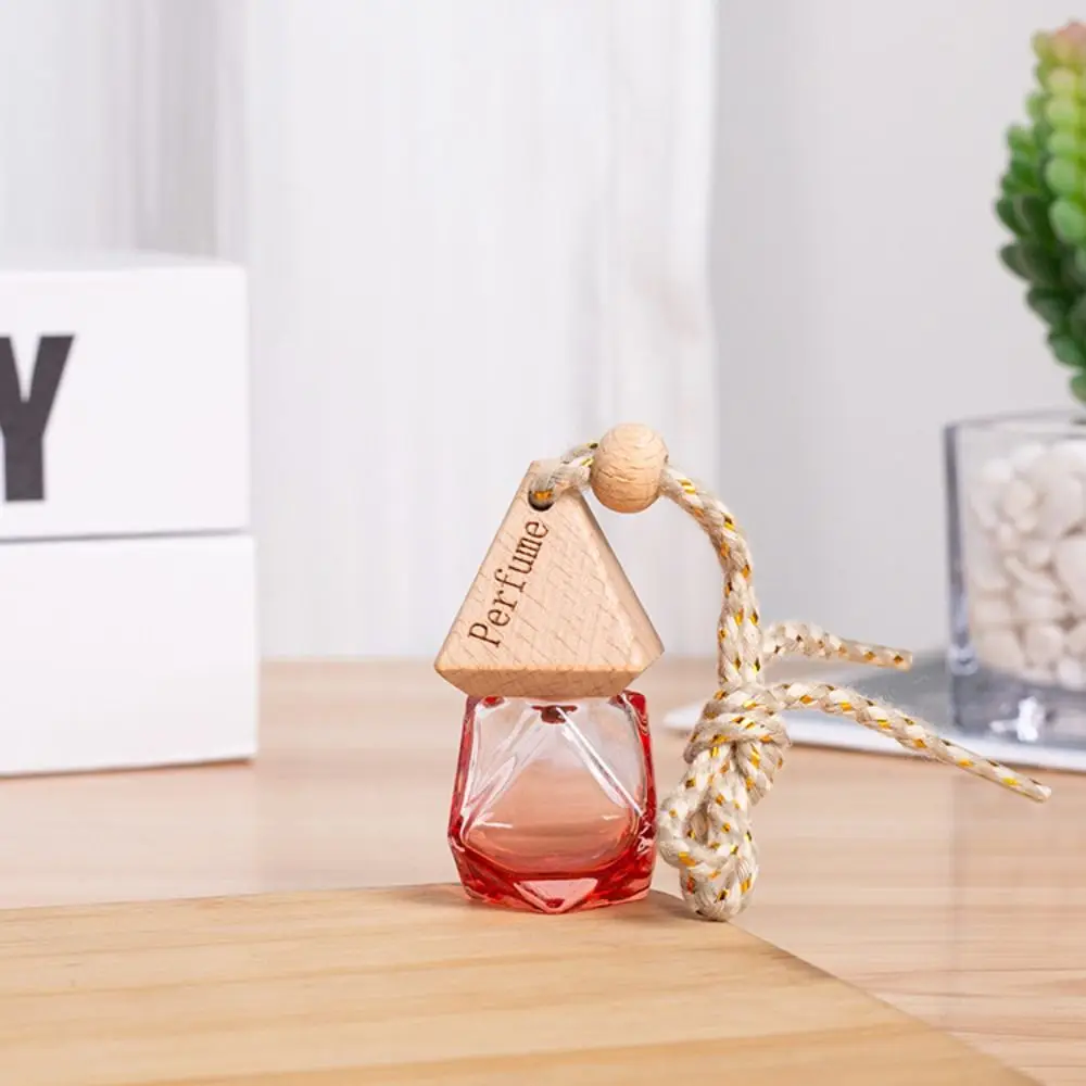 Mini Car Diffuser Bottle Refillable 8ml Scent Perfume Bottles Hanging Ornament Hanging Car Perfume Bottle