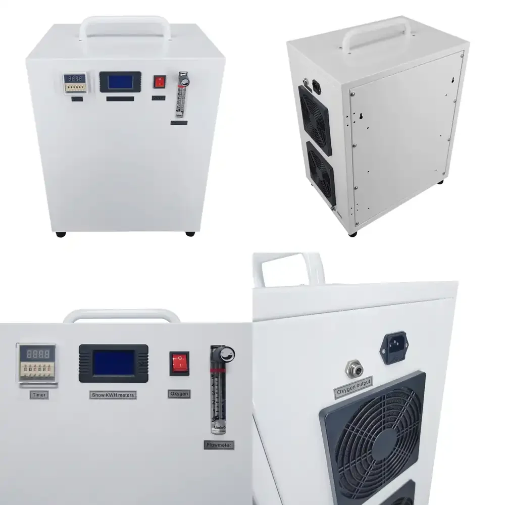 

CE FCC ROHS Certified High-Concentration Concentrator Machine 1L 3L 5L/min ≥93% O2 Output for PSA