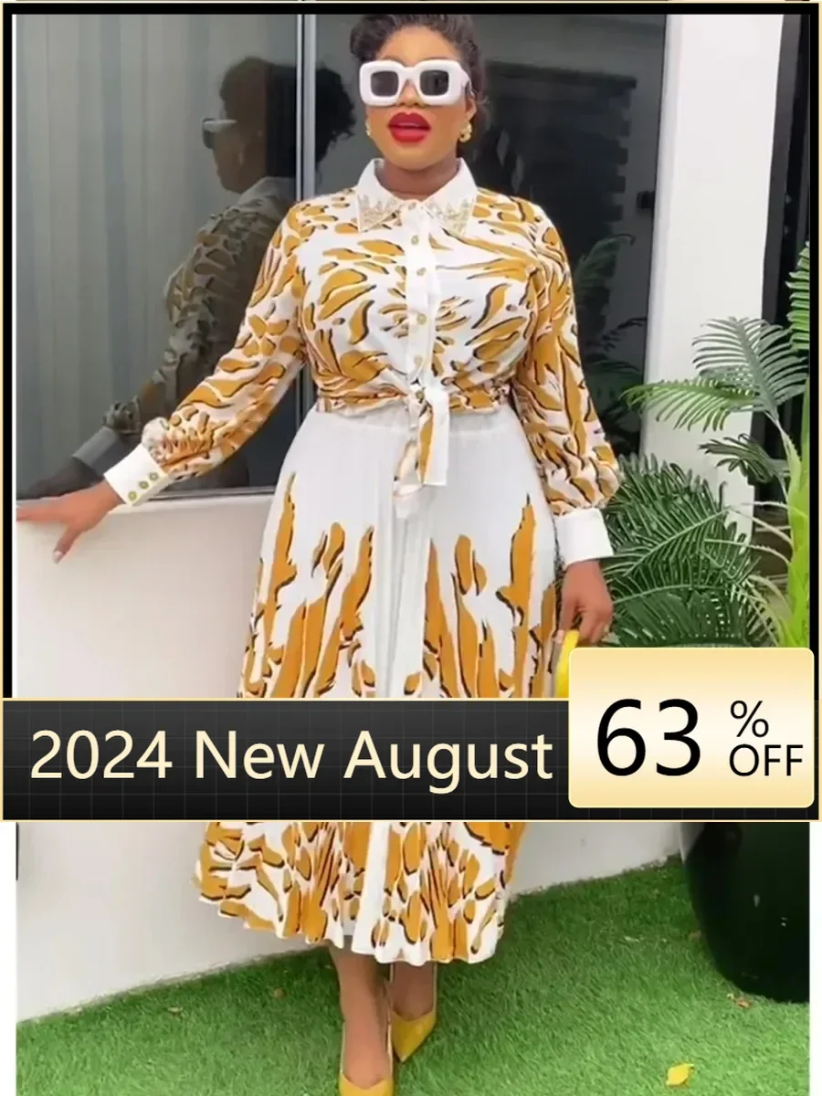 

African Clothes for Women 2 PCS Sets Tops And Skirts Suits Dashiki Ankara Turkey Outfit Robe Plus Size Wedding Party Dresses