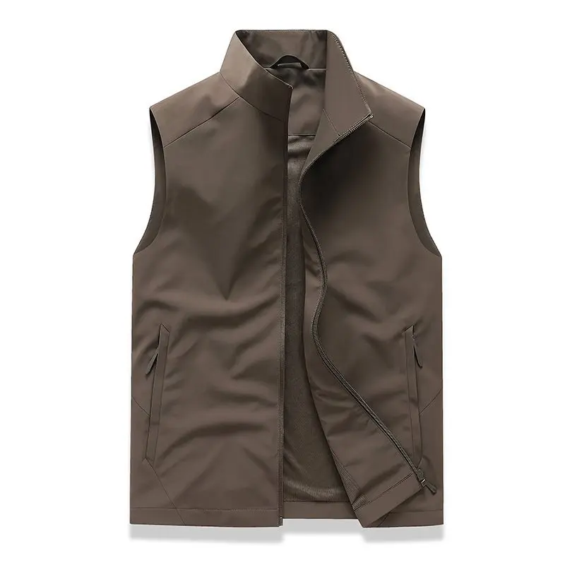 

Мужская спортивная майка Slim Fit с мягкими вставками на плечах, модная молодежная майка-топ с утолщенным флисовым подкладом