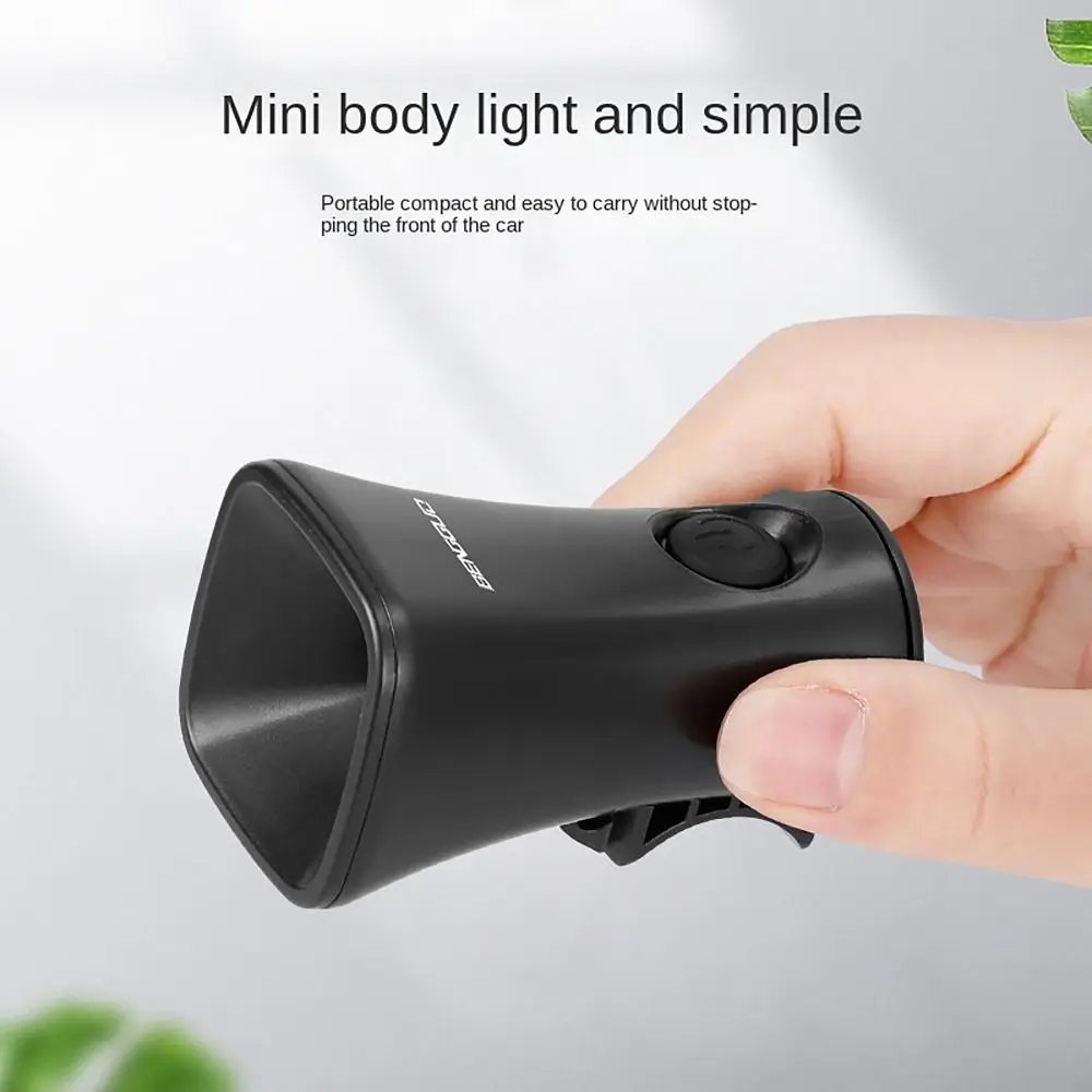 USB Charging Bicycle Electric Bell 5 Sounds Waterproof Bike Horn Loud Handlebar Alarm 120 DB Bicycle Electric Horn