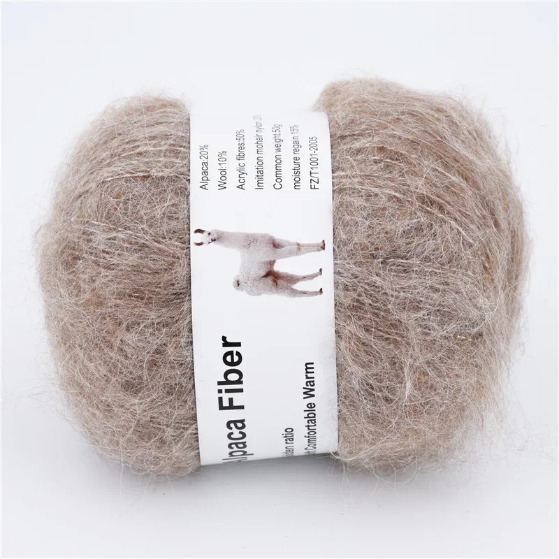 50g Alpaca Mohair Yarn for Knitting