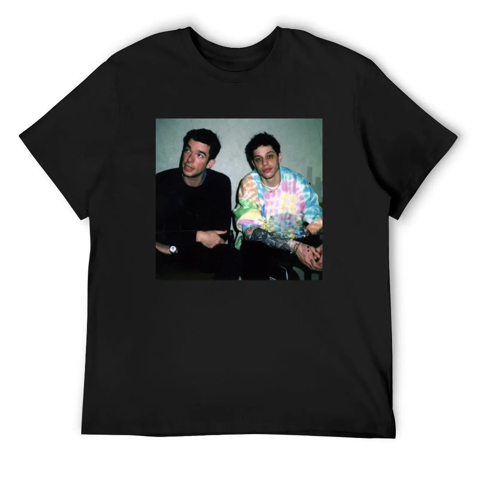 Pete Davidson and John Mulaney T-Shirt man t shirt graphic t shirts black t shirts for men