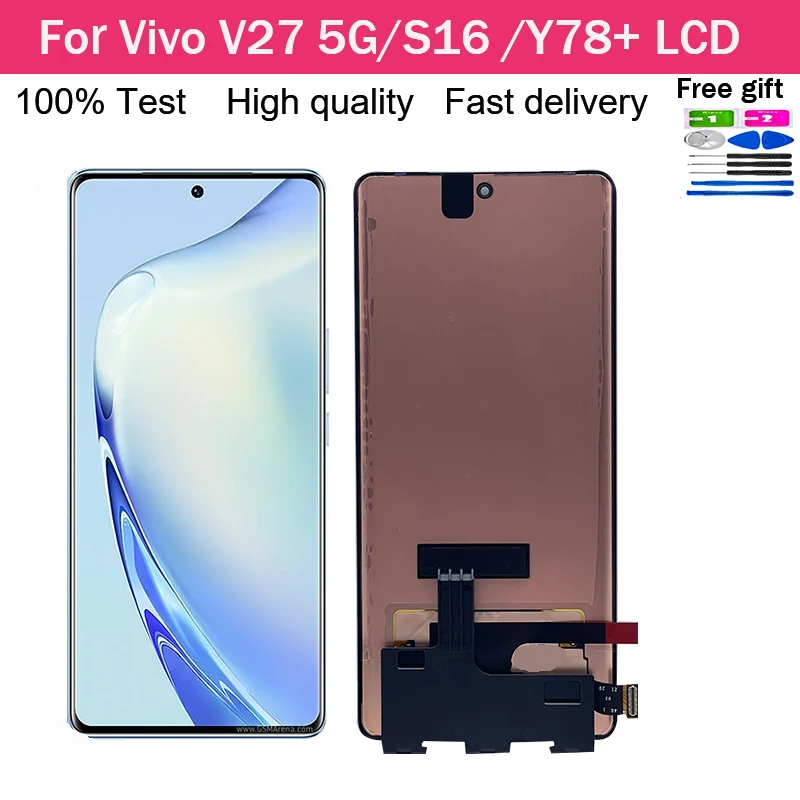 Original  Display For Vivo V27 5G vivo S16 vivo Y78+ LCD Display Touch Screen Digitizer Panel Assembly