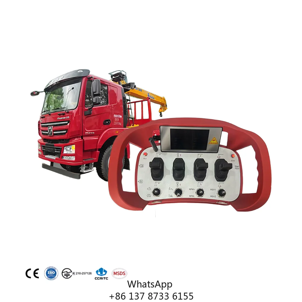 Doman Intelligent Wireless Remote Control Truck-Mounted Cranes Manual-Automatic Rechargeable Battery 100m Control Remote IP65 CE