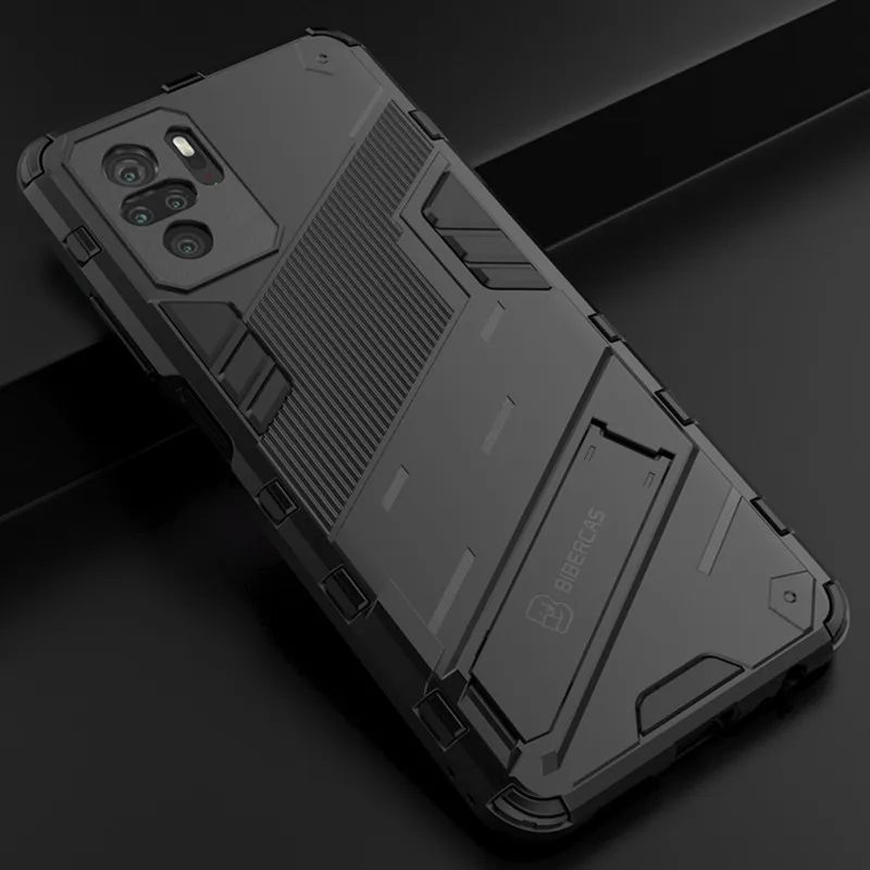 For Xiaomi Redmi Note 10 10S Case Magnetic Holder Kickstand Armor Back Cover For Redmi Note 10 Pro Max Note10 S Phone Cases