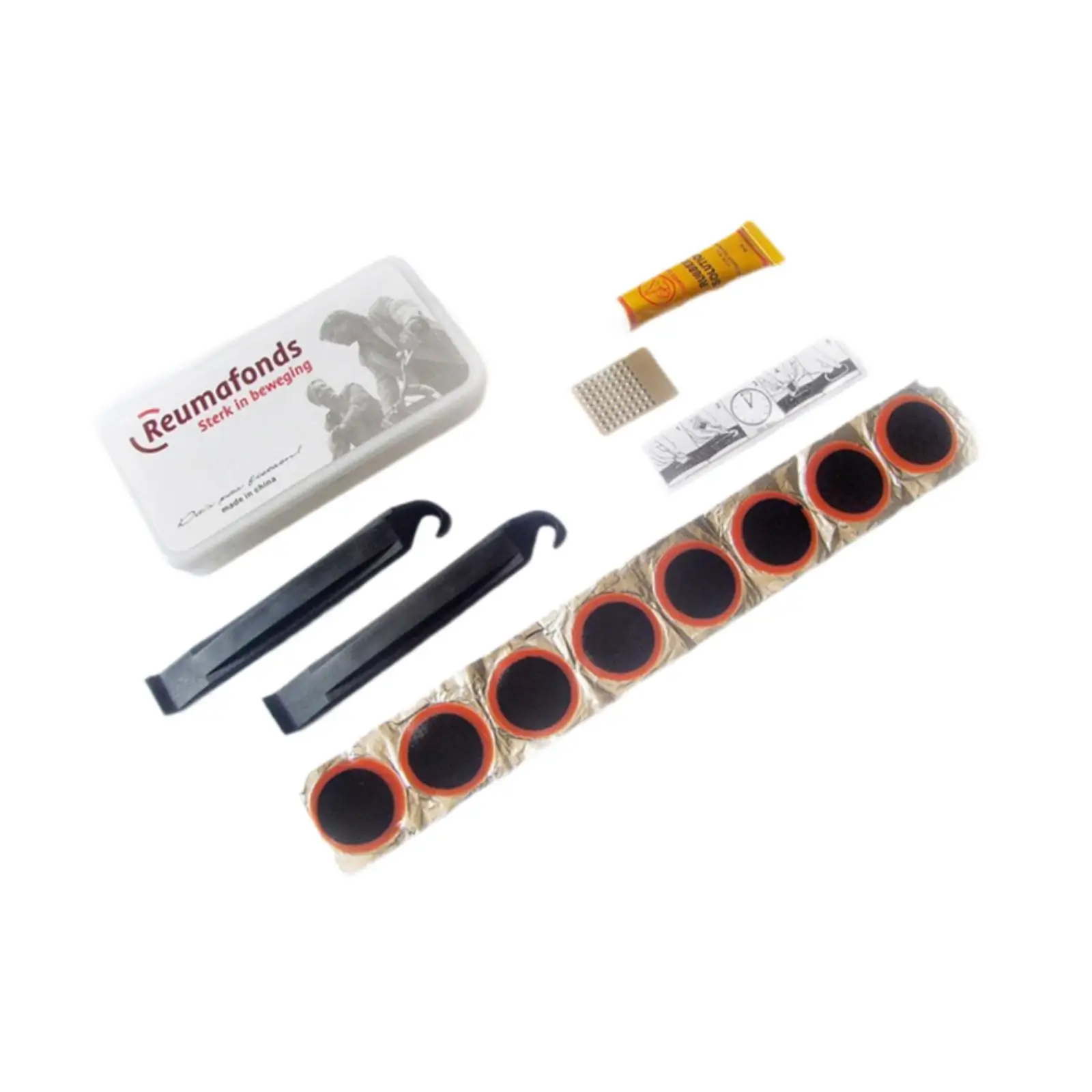 مجموعة رقعة ثقب الأنبوب الداخلي للمطاط القابل للنفخ، ملحقات الأدوات العملية متعددة الاستخدامات، مجموعة رقعة الإطارات مع صندوق تخزين #3